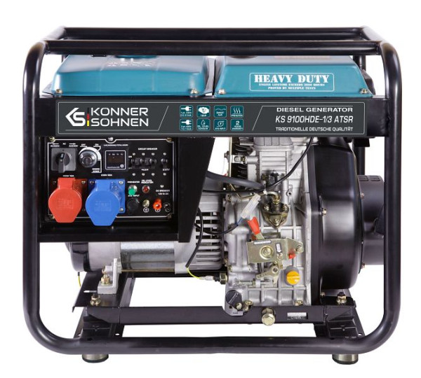 Könner & Söhnen Diesel-Generator KS 8100HDE-1/3 ATSR (EURO V), KS 8100HDE-1/3 ATSR