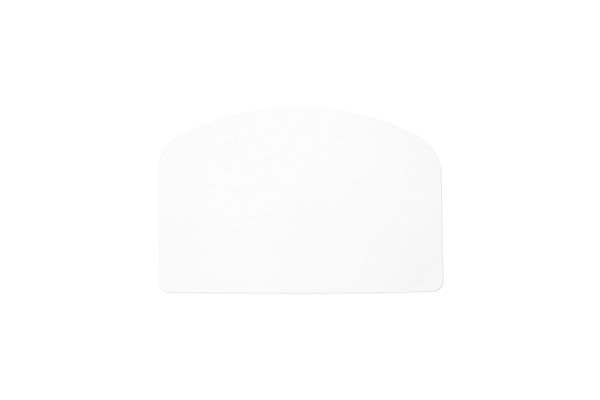 Schneider Teigschaber flexibel, Größe: 137 x 86 mm, LDPE weiß, 227241