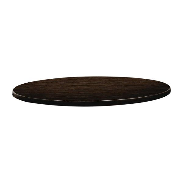 Topalit Classic Line runde Tischplatte Wenge 70cm, DR920