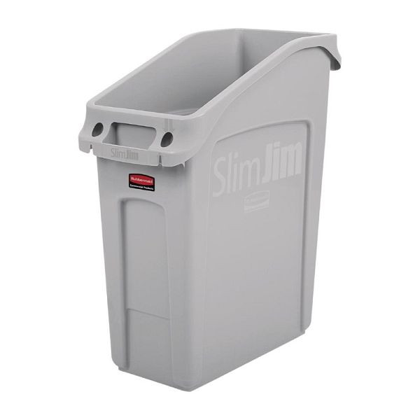 Rubbermaid Slim Jim Abfalleimer grau 49L, FC924