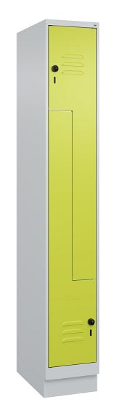 C+P Z-Spind Classic PLUS, C Z-Spind, Classic PLUS, Sockel, 2 Abteile, 1950x300x500mm, 7035/0024, Drehriegel, 080023-102 S10010