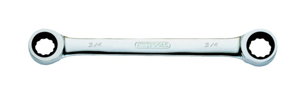 KS Tools GEARplus Doppel-Ratschenringschlüssel, 7/16"x1/2", 503.4403