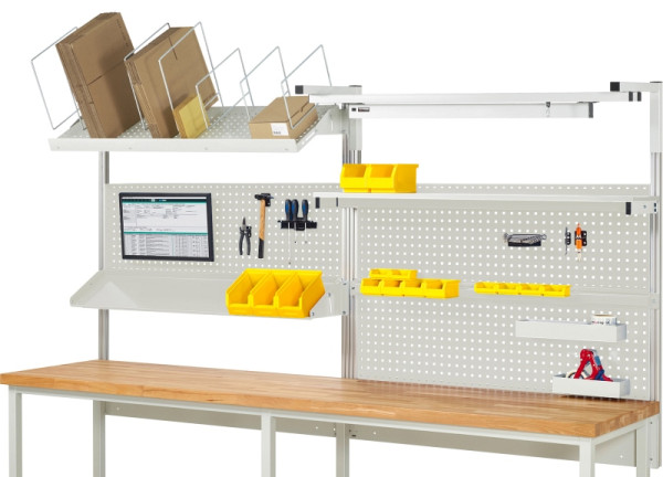 RAU System-Aufbau - Komplettset 06, für Produktbreite 3000 mm, RAL7035/RAL7035, EE-BW-KS-06-3000.12