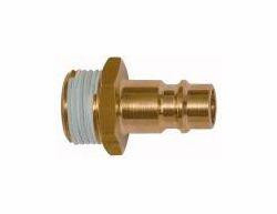 Riegler Nippel für Kupplungen NW 7,2 - NW 7,8, Messing blank, Außengewinde, Gewindebeschichtung, 125655