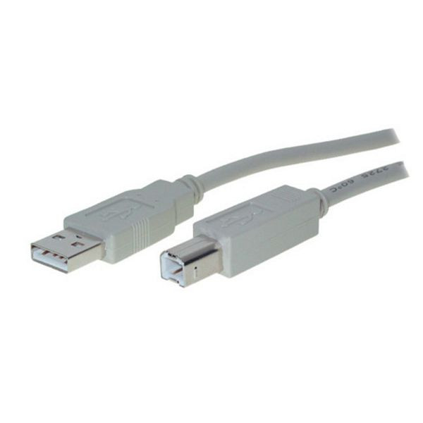 S-Conn USB Kabel, Typ A Stecker auf Typ B Stecker, USB 2.0, 0,25m, 77020-025