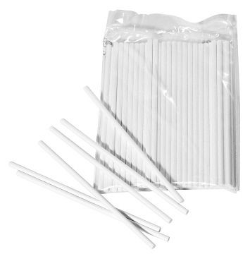 Contacto Stiel für Cakepop, Pappe 12 cm, VE: 50 Stück im Beutel, 854/240