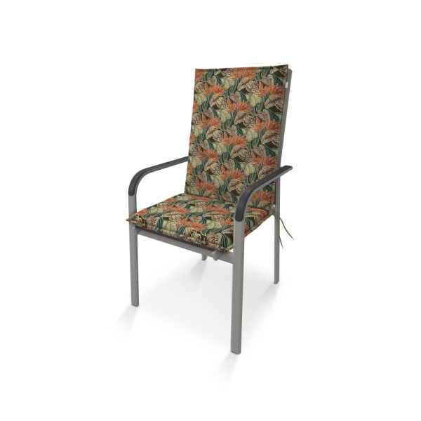 doppler Auflage Midi LIVING ca. 110x48x6 cm, mit Stehsaum, grün, Blätter, 5192154144