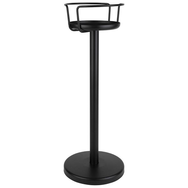 APS Ständer für Wein-/Sektkühler, Schwarz matt, Innendurchmesser der Schale 21 cm, Höhe 73 cm, 36118