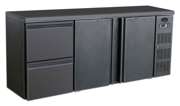 A&S Polarny Flaschenkühltisch, 537L, 2 Türen / 2 Schubladen, BBC320