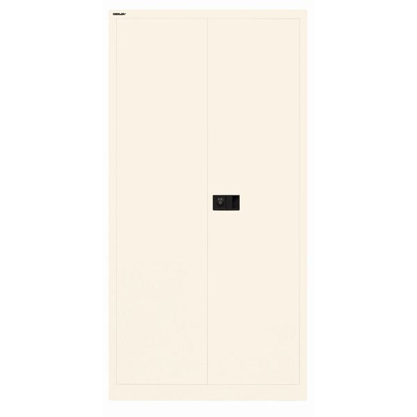 Bisley Flügeltürenschrank UNIVERSAL, 3 Fachböden für 4 Ordnerhöhen, 625 reinweiß, Belastbarkeit: 80kg je Fachboden, E722A03G625