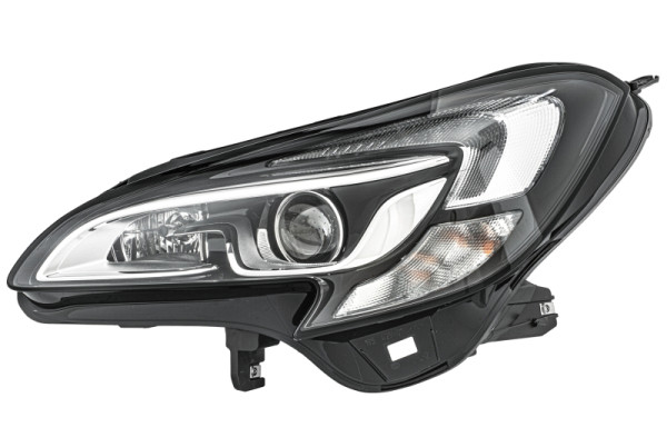 HELLA Bi-Xenon/LED-Hauptscheinwerfer, für u.a. Opel Corsa E (X15), für Linksverkehr, links, 1LF 011 830-111
