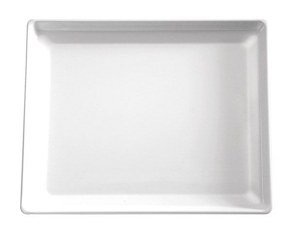 APS Tablett GN 1/2 -FLOAT-, 32,5 x 26,5 cm, Höhe: 3 cm, Melamin, weiß, 83925