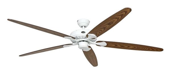 CasaFan Deckenventilator Classic Royal 180 Lack weiß-Eiche antik/Nussbaum, 518019