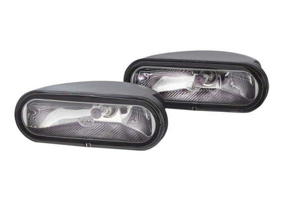 HELLA FF/Halogen-Nebelscheinwerfersatz - FF 75 - 12V - Anbau - ECE - Lichtscheibenfarbe: glasklar - links/rechts - Set, 1NA 008 284-801