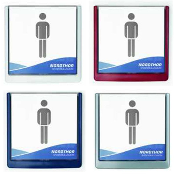 Stein HGS Türschild -Clicksign-, 169 x 169 mm, graphit, ci4862-04