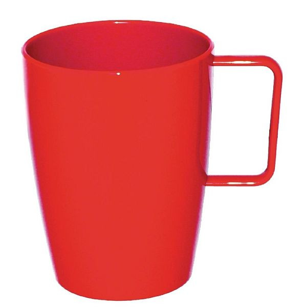 Olympia Kristallon Henkelbecher rot 28,4cl, VE: 12 Stück, CE289