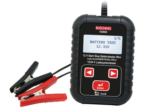 Busching StartStop Batterie/Ladesystemtester "Mini", Batterie 12V/Ladesys.12/24V, 100900