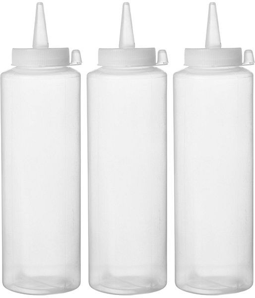 Hendi Spenderflaschen, VE: 3 Stück, ØxH: 50x185 mm, Transparent, 558058