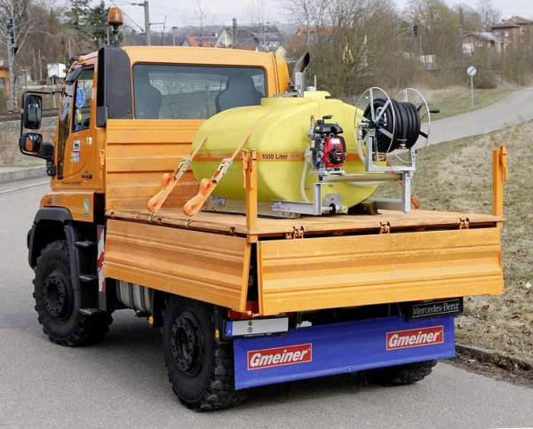 Cemo Gerätefaß 1000l mit Motor-Pumpe130, 7917, 4052886091081