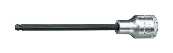 GEDORE Schraubendrehereinsatz 1/2'' mit Kugelkopf für Innensechskantschrauben, lang, 8 mm, 6165160