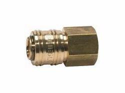 Riegler Schnellverschlusskupplung NW 7,2, Messing blank, Innengewinde, 115618