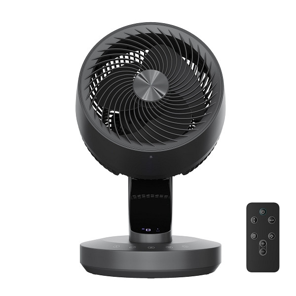 SONGMICS Luftzirkulationsventilator, Schwarz, 26x25x38,4 cm, XFC001B1EU