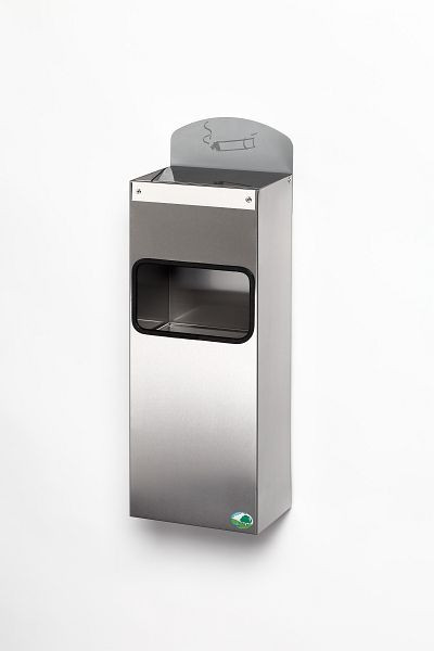 VAR Wandascher, Edelstahl, mit Schild, WH 51, 14983, 4030695149834