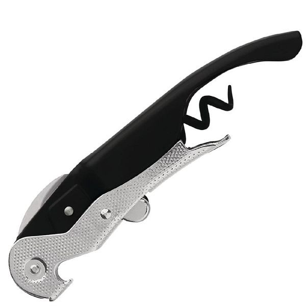 Pulltrex Kellnermesser schwarz 12cm, GF270, 5023476006975