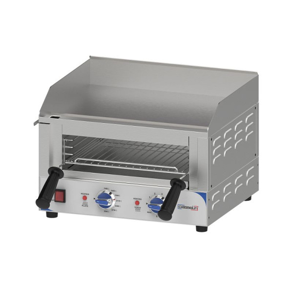 Casselin Griddleplatte-Toaster 480, Konstruktion aus rostfreiem Stahl, CPAST480