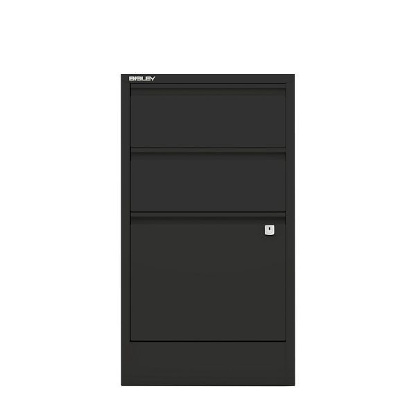 Bisley Home Filer, 2 Universal-, 1 HR-Schublade, 633 schwarz, HF3633