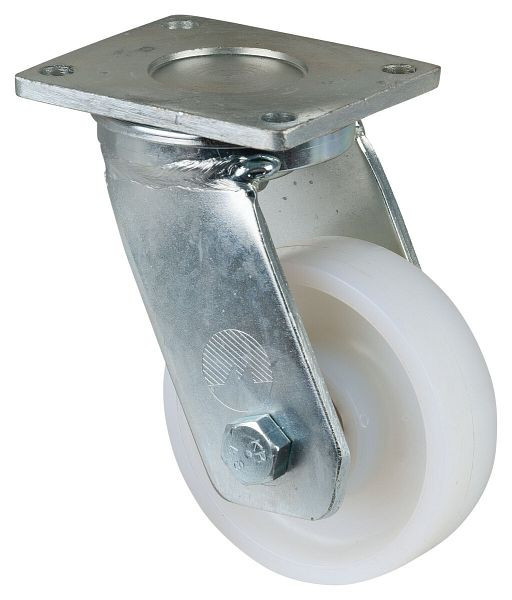 BS Rollen Schwerlastrolle, Rad-Breite 30 mm, Rad-Ø 100 mm, Tragfähigkeit 175 kg, Lauffläche/Radkörper Kunststoff, Kugellager, RR100.B15.100