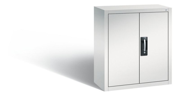 C+P Magazinschrank Serie 13, H830xB700xT300mm, Farbe: Lichtgrau, Muldengriff, 134013-21 S10041