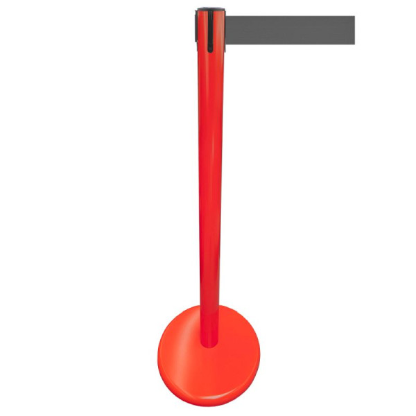 Stein HGS Personenleitsystem -P-LINE Future-, Metall/ rot, grau, mit magnetischem Gurtendstück, 12794-0804