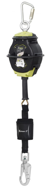 Kratos HELIXON-S Absturzsicherung mit automatischem Rückzug Polymergehäuse an Drahtseilaus verzinktem Stahl 10 m, FA 20 EXO 10, FA2040210EXO