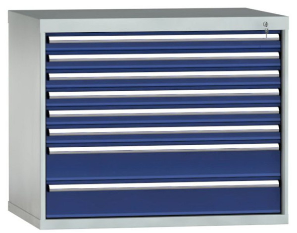 KLW Schubladenschrank 850 x 1031 x 750 mm H x B x T, Einbaumaß: 750 mm, Einteilung: 54x36 Einheiten, EA / 100 kg, SJB0850-08EP-001