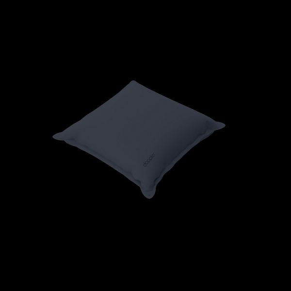 doppler Zierkissen CITY ca. 45x45xca. 14cm, mit Stehsaum und Hotelverschluss, blau, uni, 5695244420
