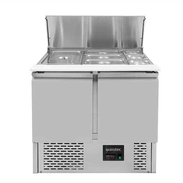 Vaiotec EASYLINE Saladette 700 / 2-fach mit Klappdeckel, 90x70x85 cm, 10017