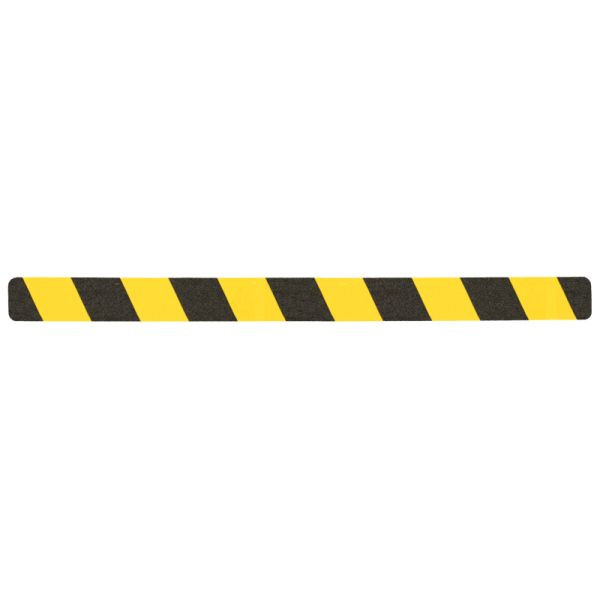 m2 Antirutschbelag Verformbar schwarz/gelb Einzelstreifen 50x650mm, VE: 10 Stück, M2WV100503