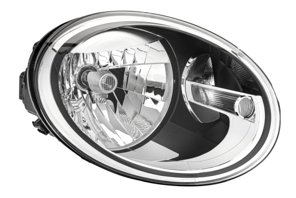 HELLA Halogen/FF-Hauptscheinwerfer, für u.a. VW Beetle (5C1, 5C2), ECE/CCC, für Rechtsverkehr, rechts, 1E9 010 793-021