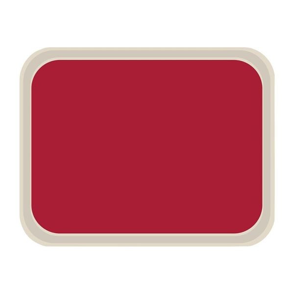 Roltex America Polyester Serviertablett rot 46 x 36cm, DS087