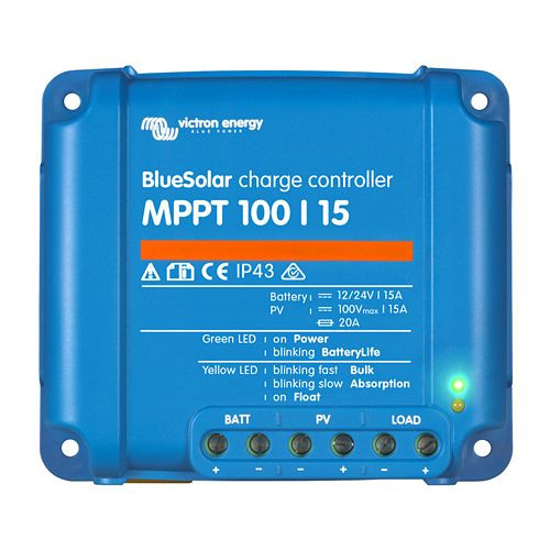 Victron Energy Solarladeregler MPPT BlueSolar MPPT 100/20 bis 48V, 1-67-013240, SCC110020170R