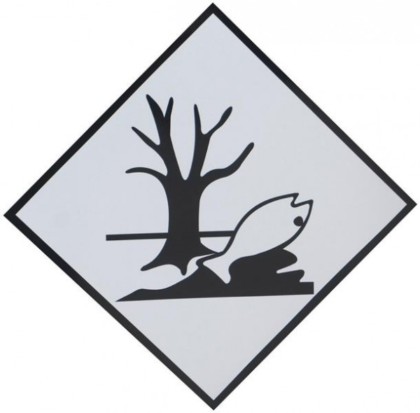 SIGNUM Gefahrzettel "Umweltgef. Stoffe", Magnetfolie, 250 x 250 mm, Z 9922/US250
