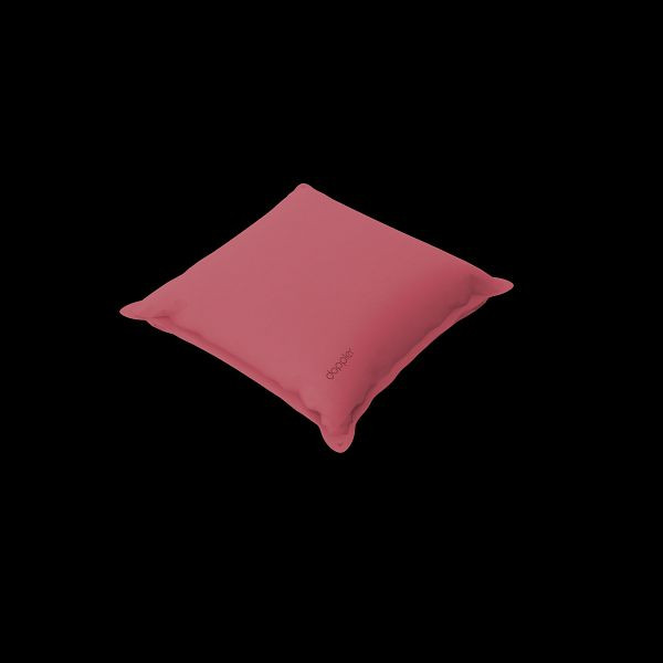 doppler Zierkissen CITY ca. 45x45xca. 14cm, mit Stehsaum und Hotelverschluss, himbeer, uni, 5695244416