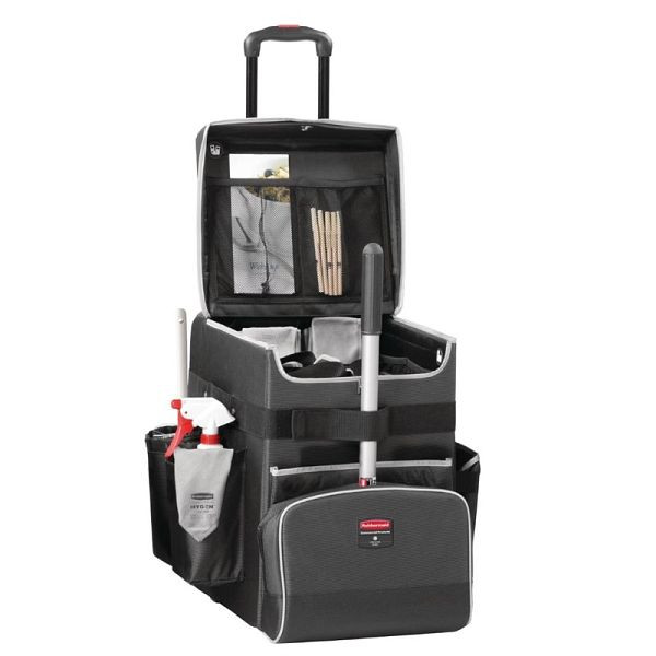 Rubbermaid Quick Cart Reinigungswagen Medium, Schwerlast, Stilvolles Design, CE891