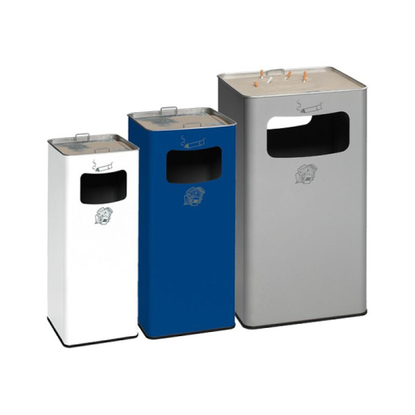 Stein HGS Kombiascher -Cubo Pilar-, 53,4 Liter/705x330x330mm/ anthrazit, 1 Einwurföffnung, 16384