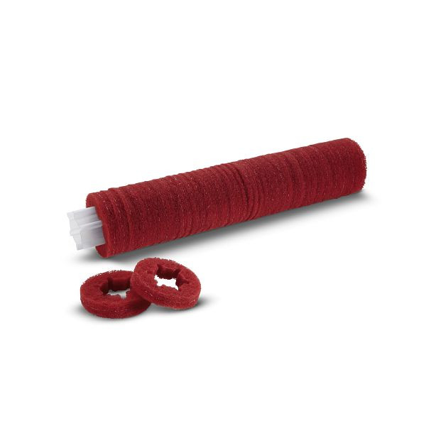 Kärcher Walzenpad auf Hülse, mittel, rot, 350 mm, 6.369-047.0