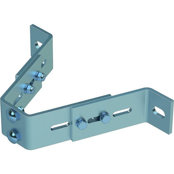 ZARGES Wandanker, verstellbar 120 - 180 mm, Stahl verzinkt, 47538