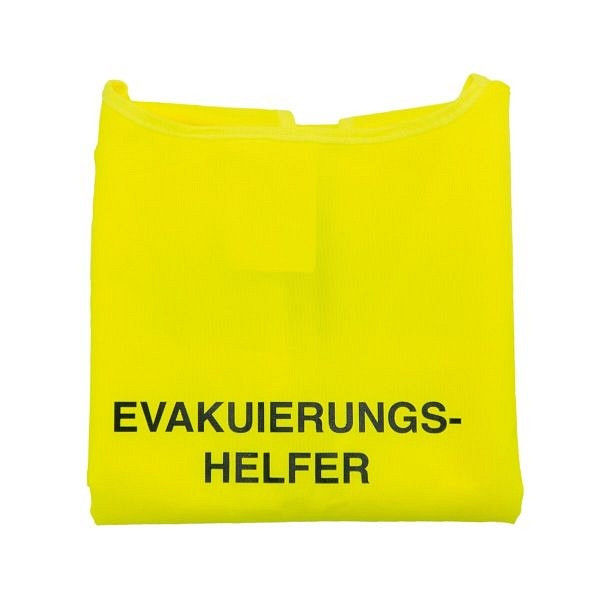 WERO Warnweste mit Aufdruck "Evakuierungs-Helfer", Größe XL/XXL, Farbe: Gelb, 280104