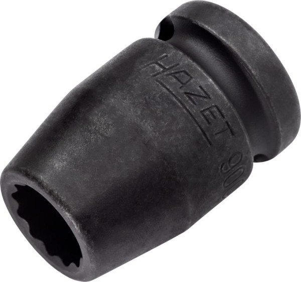 Hazet Schlag-, Maschinenschrauber Steckschlüsseleinsatz, Doppelsechskant, Vierkant hohl 12,5 mm, 12 mm, 900SZ-12