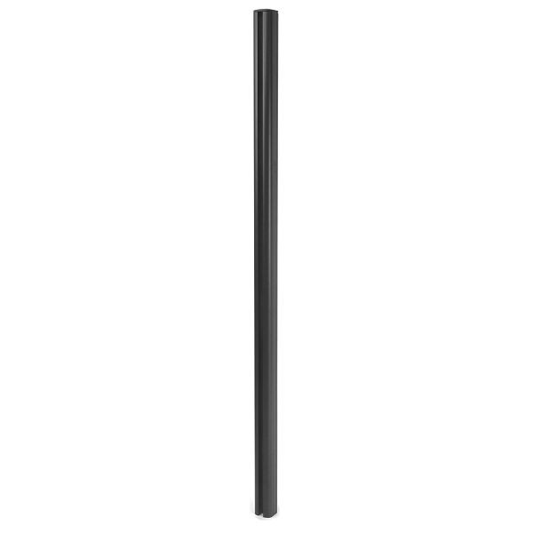 Mendler Alu-Pfosten Sarthe-WPC-Zaun, Pfeiler Pfahl, Stecksystem 1,86m, anthrazit, 65140
